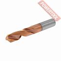 Сверло спиральное по металлу TCT TiSiN 10,5х30х75 мм цилиндрический хвостовик RODMIX 10210530075