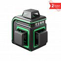 Лазерный уровень построитель плоскостей ADA Cube 3-360 Green Basic Edition