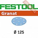 Шлифовальный круг FESTOOL Granat STF D125/90 P1200 GR/50