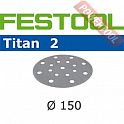 Шлифовальный круг FESTOOL Titan 2 STF D150/16 P220 TI2/100