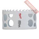 Биметаллическая твердосплавная универсальная коронка TCT 86х41 мм MILWAUKEE Hole Dozer Carbide Teeth 49560737