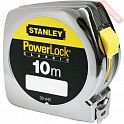 Рулетка измерительная 10 м 25 мм с метрической шкалой STANLEY PowerLock 10 м