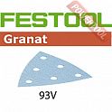 Шлифовальный лист FESTOOL Granat STF V93/6 P80 GR/50