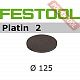 Шлифовальный круг FESTOOL Platin 2 STF D125/0 S500 PL2/15