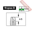 Метчик машинно-ручной для сквозных отверстий по металлу HSS-G M3х0,5 DIN352 D.BOR TCT-300-030-050