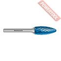 Борфреза твердосплавная с покрытием Blue-Tec форма H 16х36х6х82 мм насечка HP-6 KARNASCH 11.5074-035