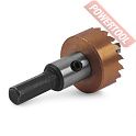 Коронка по металлу HSS TiN 26 мм цилиндрический хвостовик 9 мм MESSER 21-02-026