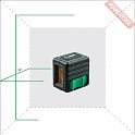 Лазерный уровень построитель плоскостей ADA Cube Mini Green Professional Edition в комплекте штатив