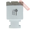Коронка алмазная по керамограниту 40х35 мм хвостовик M14 TRIO DIAMOND Vacuum Brazed VB040