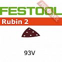 Шлифовальные листы FESTOOL Rubin 2 STF V93/6 P150 RU2/10