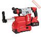 Аккумуляторный перфоратор SDS-Plus с системой пылеудаления MILWAUKEE M18 CHPXDE-502C FUEL