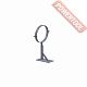 Кронштейн стеновой хомут телескопический для дымохода 220 мм ВЕЗУВИЙ
