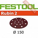 Шлифовальный круг FESTOOL Rubin 2 STF D150/16 P180 RU2/50