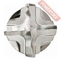 Бур SDS-Plus 6х150/210 мм 4 грани D.BOR Zentro 4352