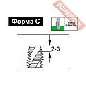 Метчик машинный для глухих отверстий по металлу HSS-Co M14х2 DIN376 D.BOR Spiral TCT-462-140-200