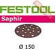 Шлифовальный круг FESTOOL Saphir STF-D150/16 P50 SA/25