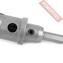 Твердосплавная коронка TCT 19х25 мм цилиндрический хвостовик 10 мм MESSER 20-25-019