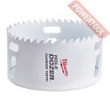 Биметаллическая твердосплавная универсальная коронка TCT 92х41 мм MILWAUKEE Hole Dozer Carbide Teeth 49560739