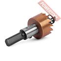 Коронка по металлу HSS TiN 23 мм цилиндрический хвостовик 9 мм MESSER 21-02-023
